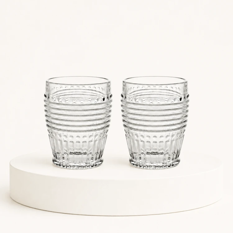 Szklanki Casa Alegre Campanile Old Fashion Clear 330 ml komplet 2 sztuki