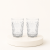 Szklanki Casa Alegre Floral Old Fashion Clear 320 ml komplet 2 sztuki