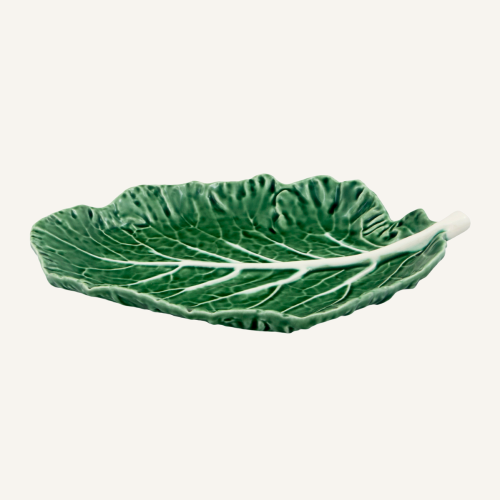 Ceramiczny półmisek liść kapusty 28 cm Bordallo Pinheiro Cabbage.png