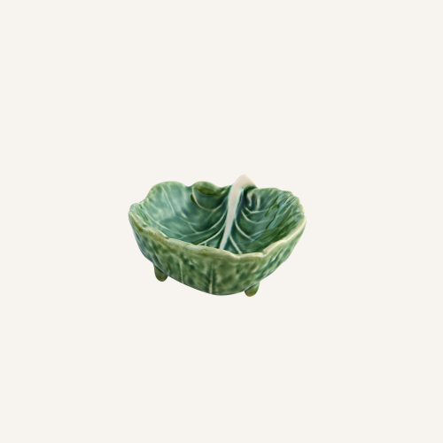 Ceramiczna miseczka liść kapusty 9 cm Bordallo Pinheiro Cabbage.png