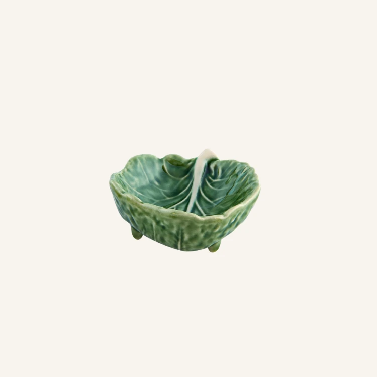 Ceramiczna miseczka liść kapusty 9 cm Bordallo Pinheiro Cabbage.png
