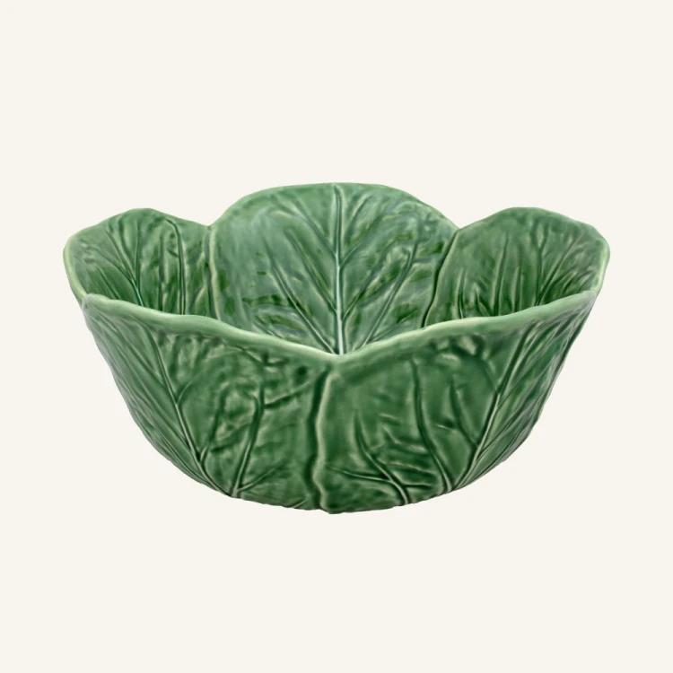 Ceramiczna misa do sałaty kapusta 29 cm Bordallo Pinheiro Cabbage.png