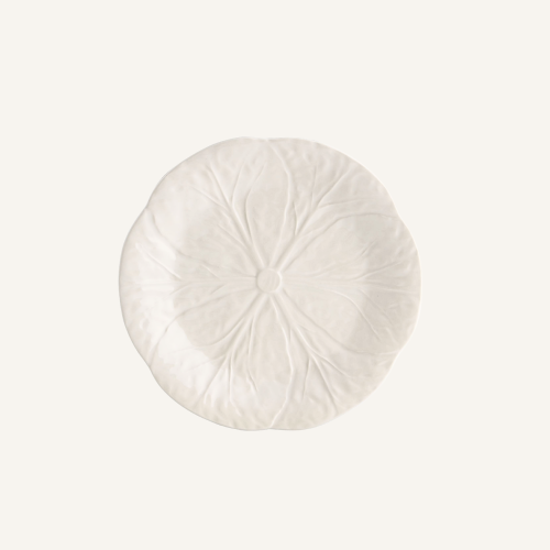Ceramiczny talerz deserowy 19 cm Bordallo Pinheiro Cabbage White.png