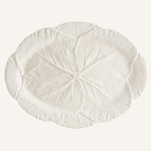 Ceramiczny półmisek owalny 43 cm Bordallo Pinheiro Cabbage White.png