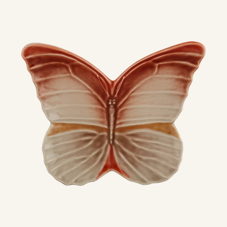 Ceramiczna patera deserowa motyl 31 cm Bordallo Pinheiro Cloudy Butterflies.png