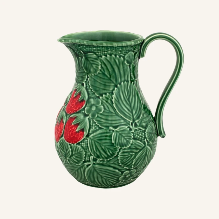 Ceramiczny dzbanek truskawki 2 l Bordallo Pinheiro Strawberries.png