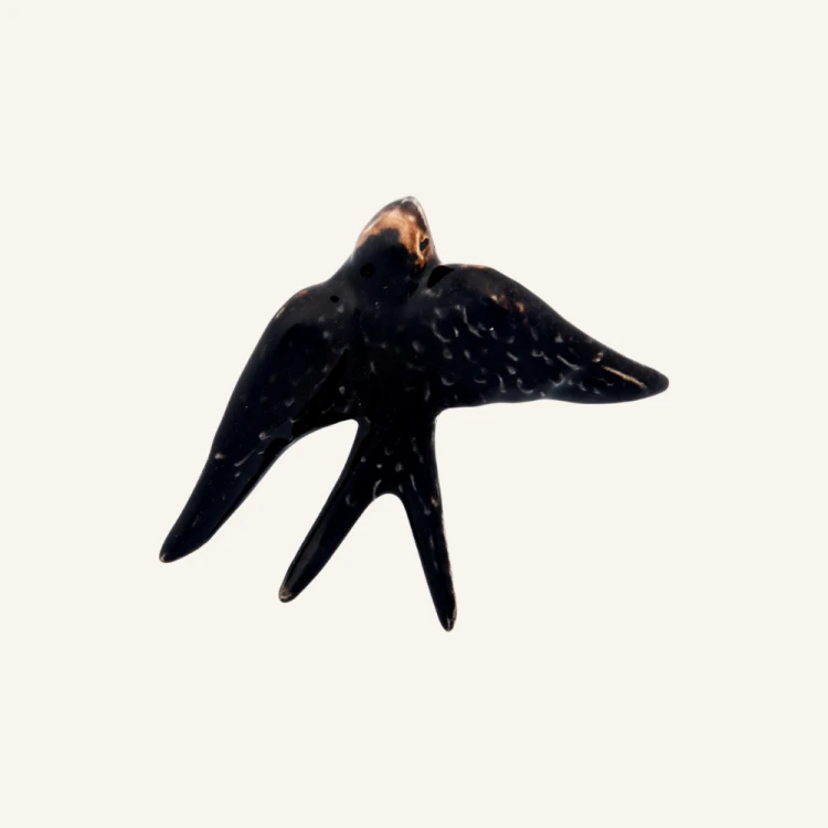 Ceramiczna jaskółka dekoracyjna 12 cm Bordallo Pinheiro Swallow.png