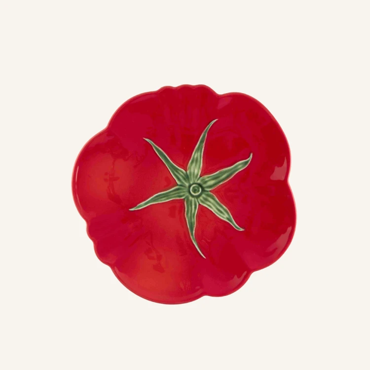 Ceramiczny talerz deserowy pomidor 21 cm Bordallo Pinheiro Tomato.png