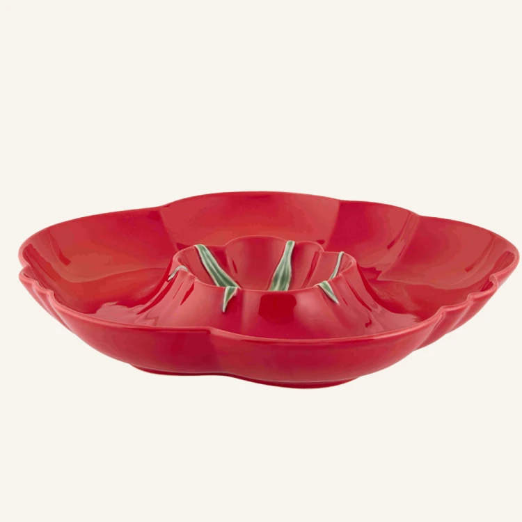 Ceramiczna patera do przystawek pomidor 38 cm Bordallo Pinheiro Tomato.png