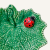 Ceramiczny liść starca z biedronką 14 cm Bordallo Pinheiro Countryside Leaves (2).png