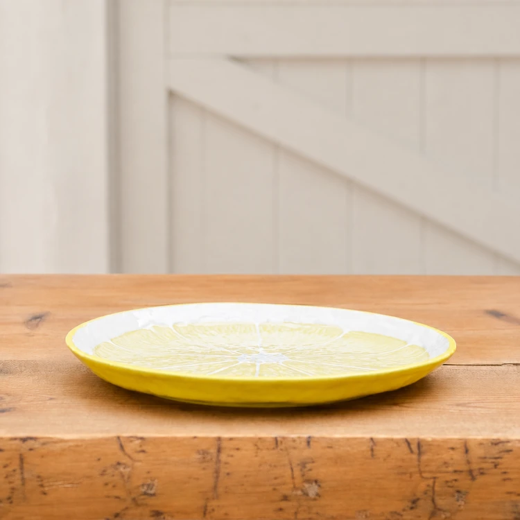 Ceramiczny talerz prezentacyjny cytryna 33 cm .png