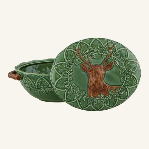 Ceramiczna waza z jeleniem 3 l Bordallo Pinheiro Woods – widok 2