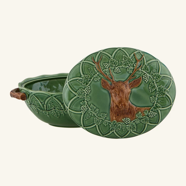 Ceramiczna waza z jeleniem 3 l Bordallo Pinheiro Woods – widok 2