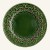 Ceramiczny talerz obiadowy świąteczny z ostrokrzewem 29 cm Bordallo Pinheiro Holly