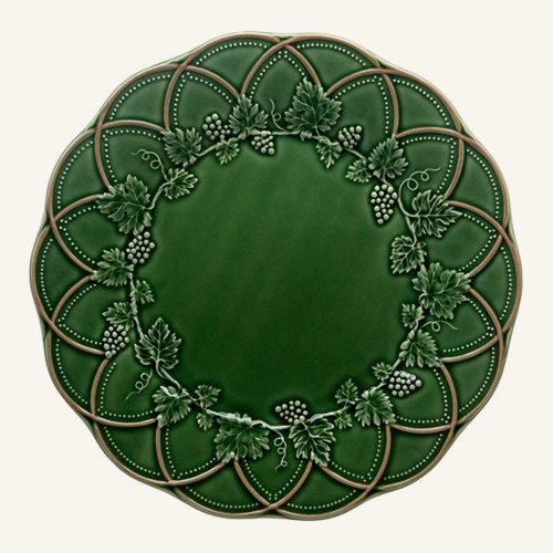 Ceramiczny podtalerz z motywem leśnym 32,5 cm Bordallo Pinheiro Woods